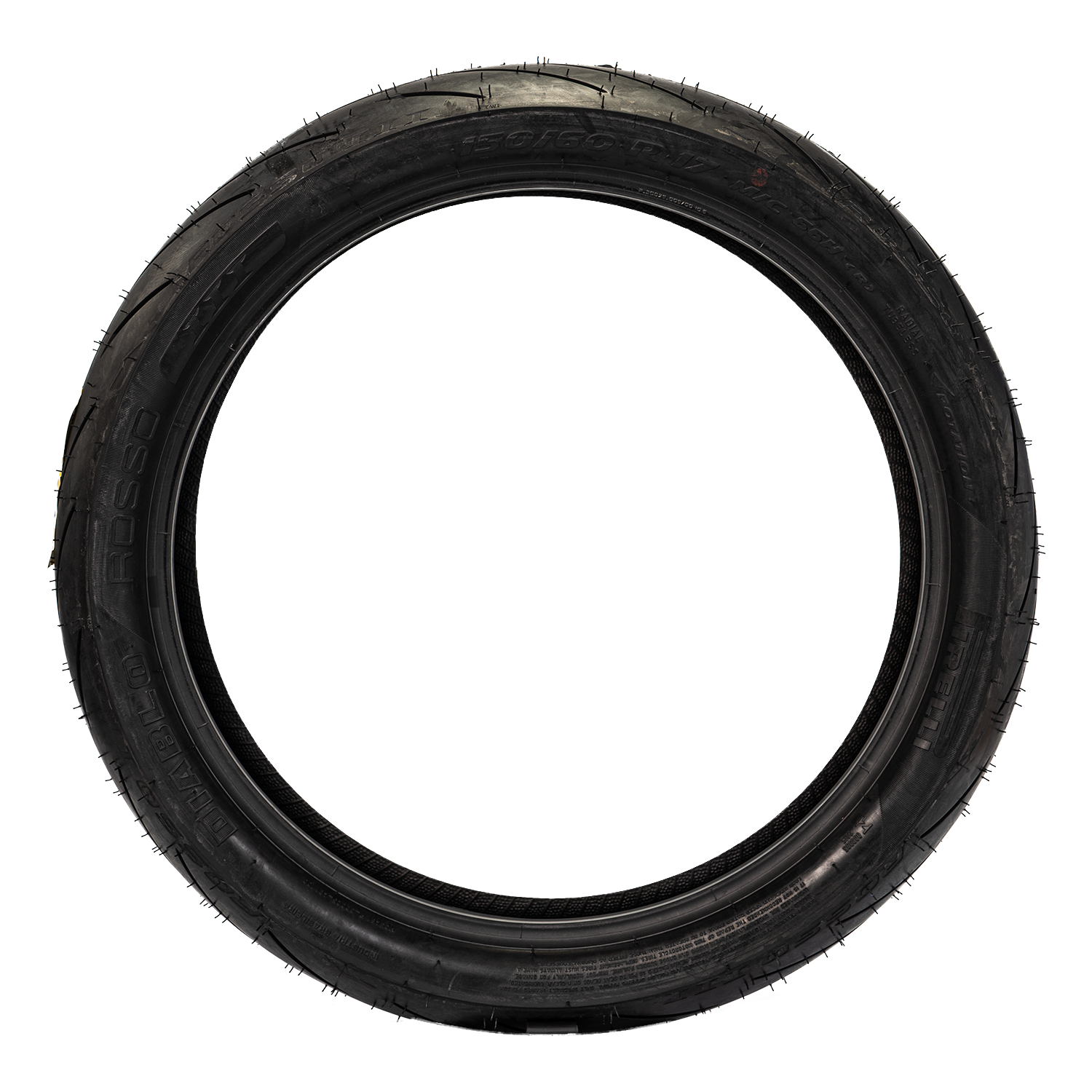 Llanta PIRELLI 150 60r-diablo 17 rosso trasera 3 sellomatic