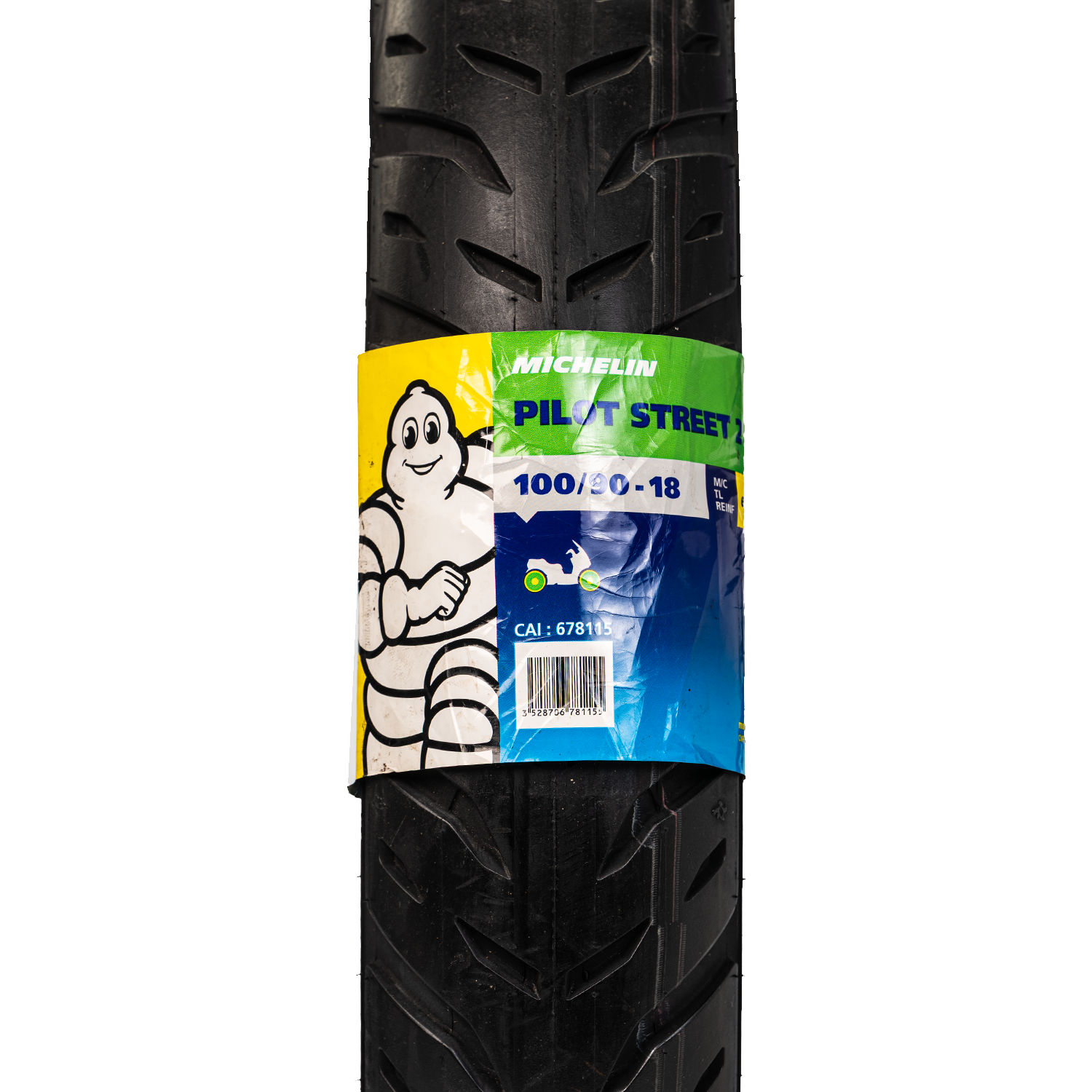 Llanta MICHELIN 100 90-pilot 18 street sellomatic 2