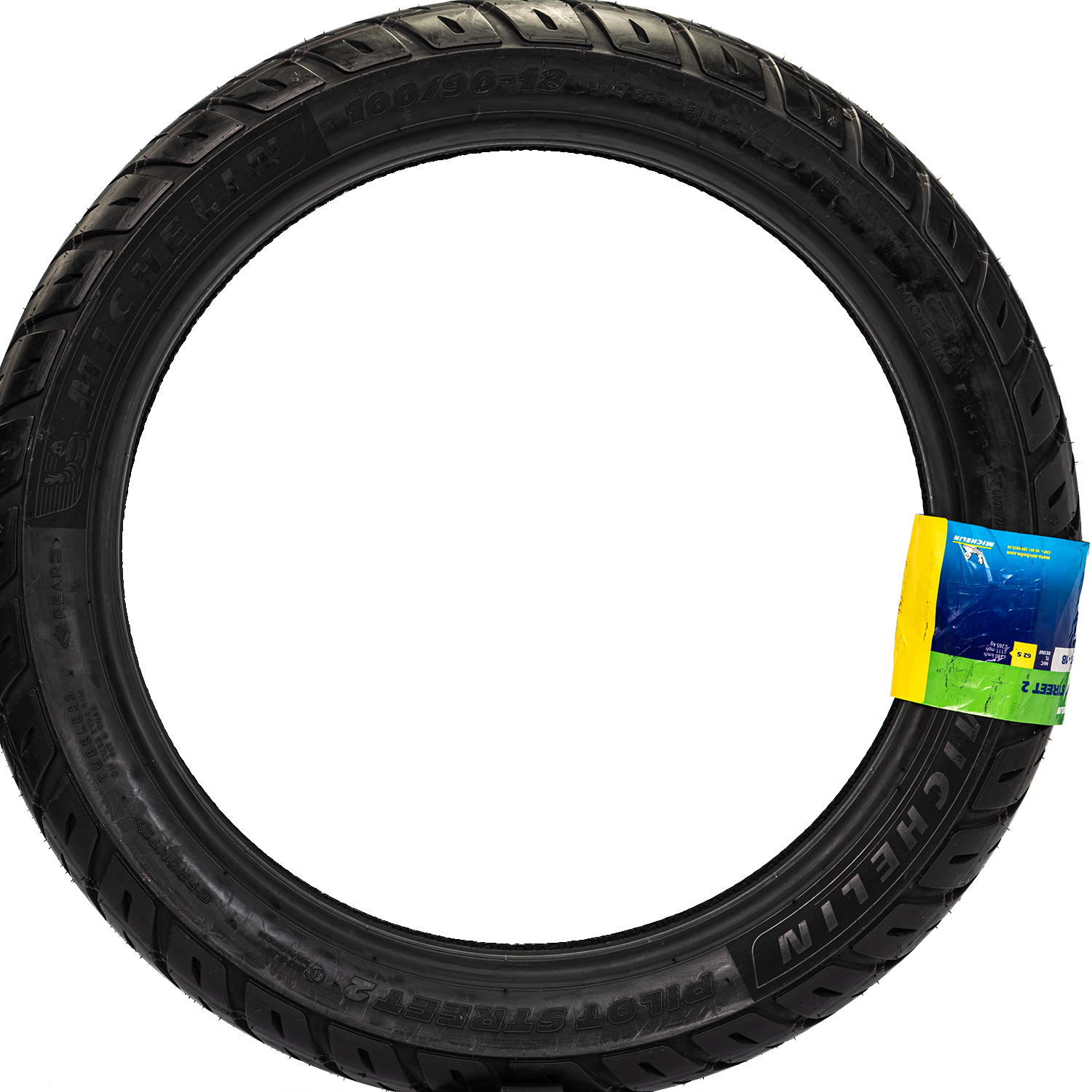 Llanta MICHELIN 100 90-pilot 18 street sellomatic 2