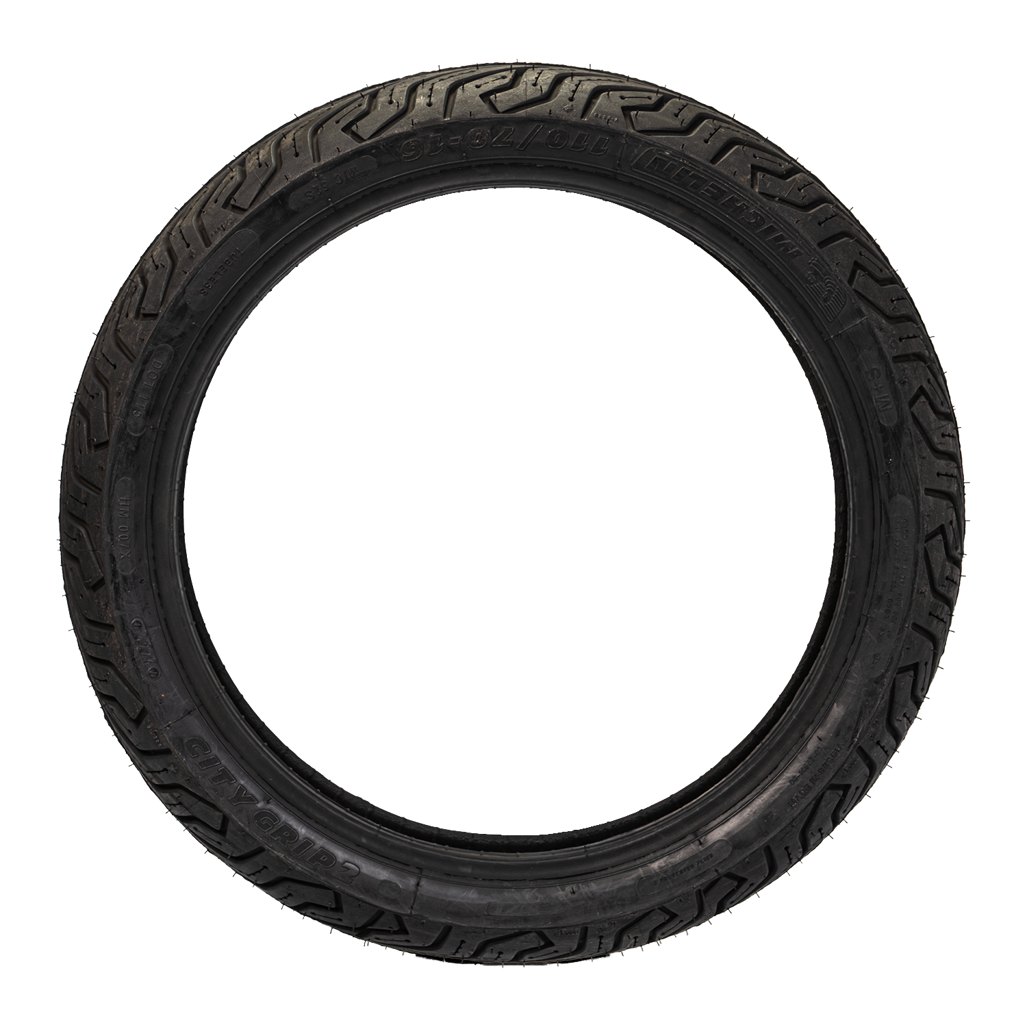 Llanta MICHELIN 110 70-city 16 grip delantera 2