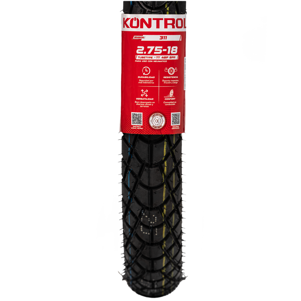 Llanta KONTROL 2.75-knt 18neumatico 311