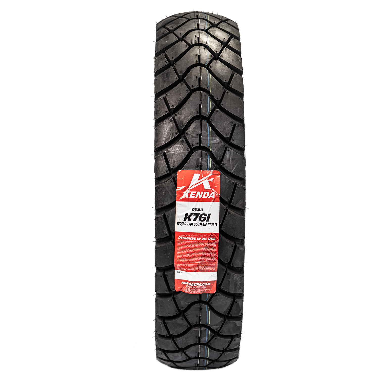Llanta KENDA 120 80-17 ktrasera 761 sellomatic