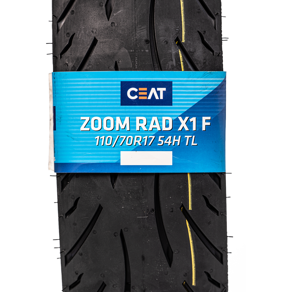 Llanta CEAT 110 70r-zoom 17 radial x1f delantera sellomatic