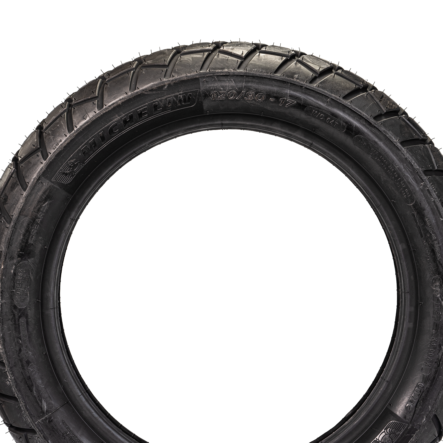 Llanta MICHELIN 120 90-anakee 17 street trasera sellomatic
