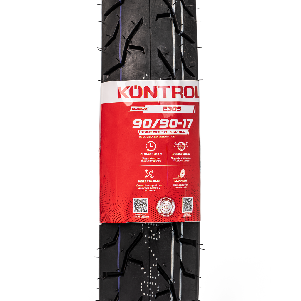 Llanta KONTROL 090 90-knt 17sellomatic 2305