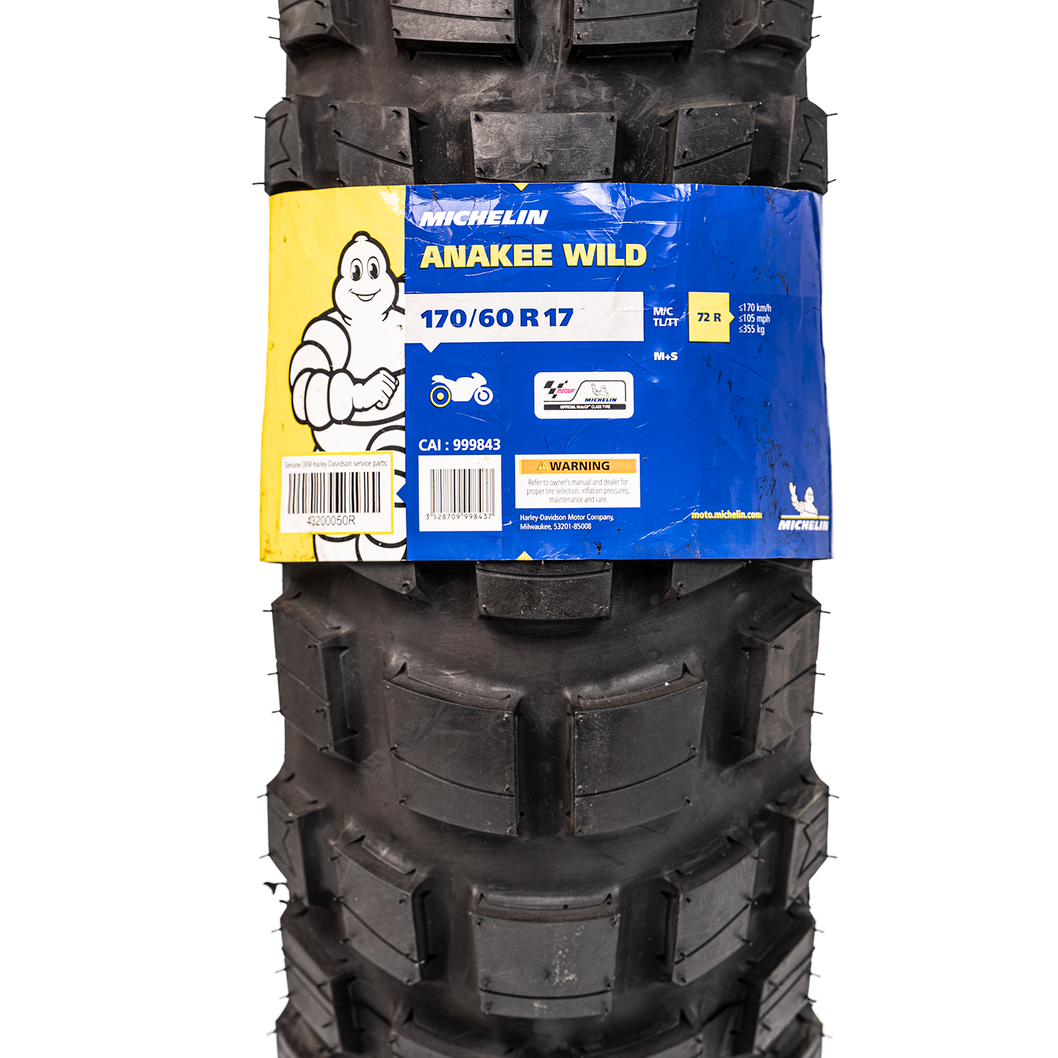 Llanta MICHELIN 170 60r-anakee 17 wild trasera sellomatic