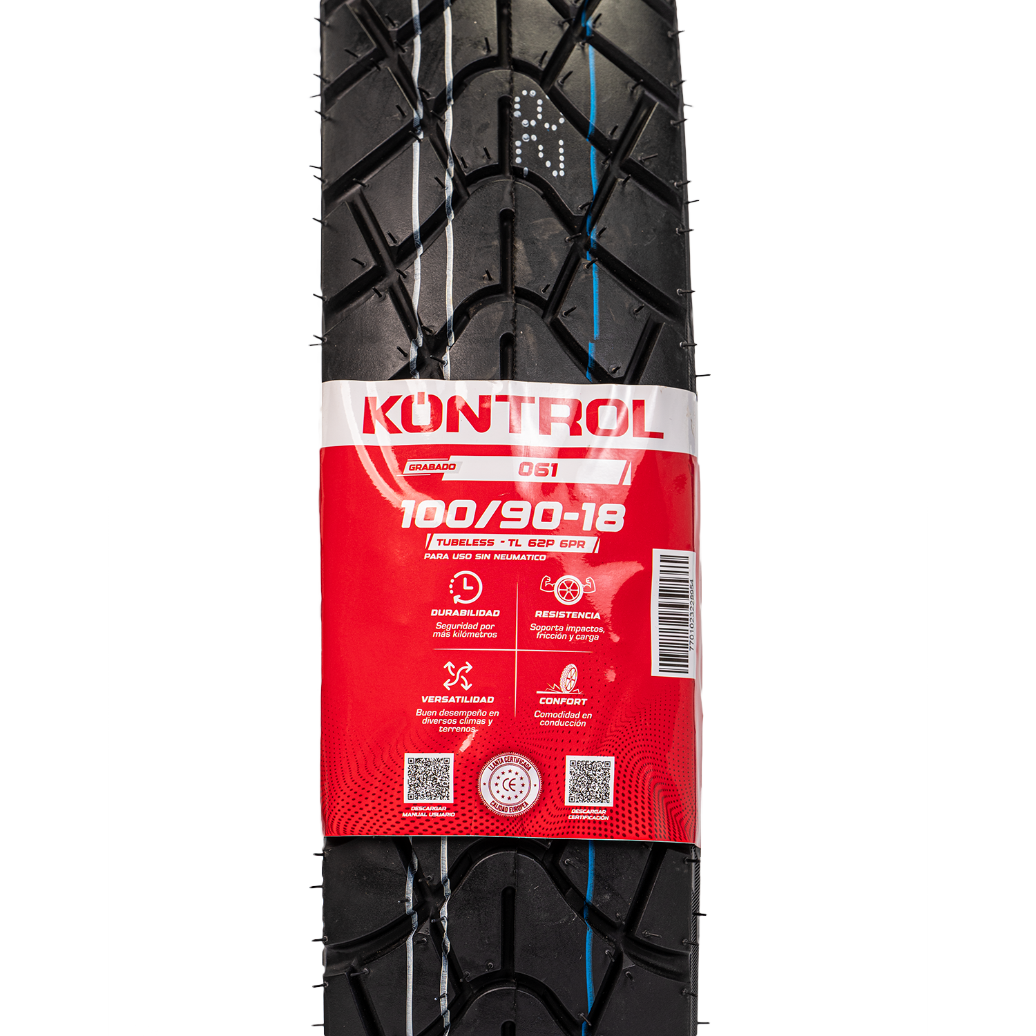 Llanta KONTROL 100 90-knt 18trasera 061 sellomatic