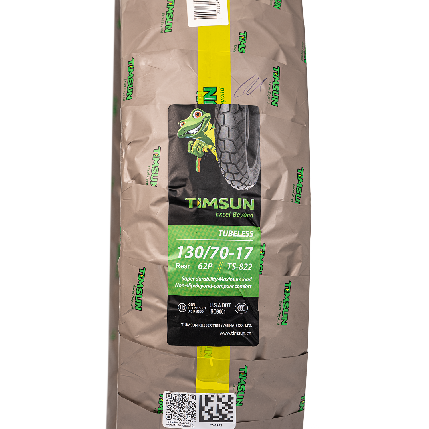 Llanta TIMSUN 130 70-ts 17trasera 822 sellomatic