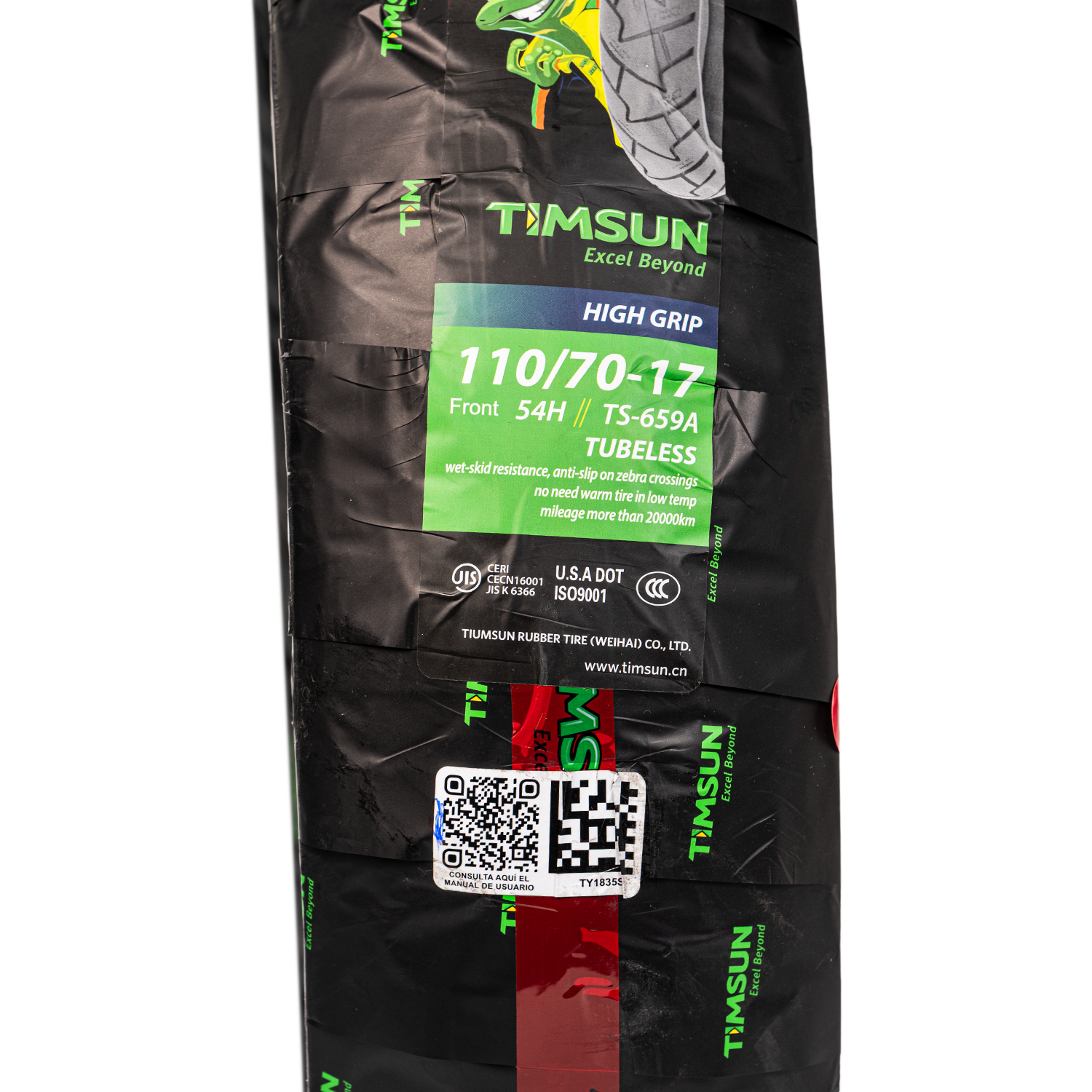 Llanta TIMSUN 110 70-ts 17delantera 659 sellomatic