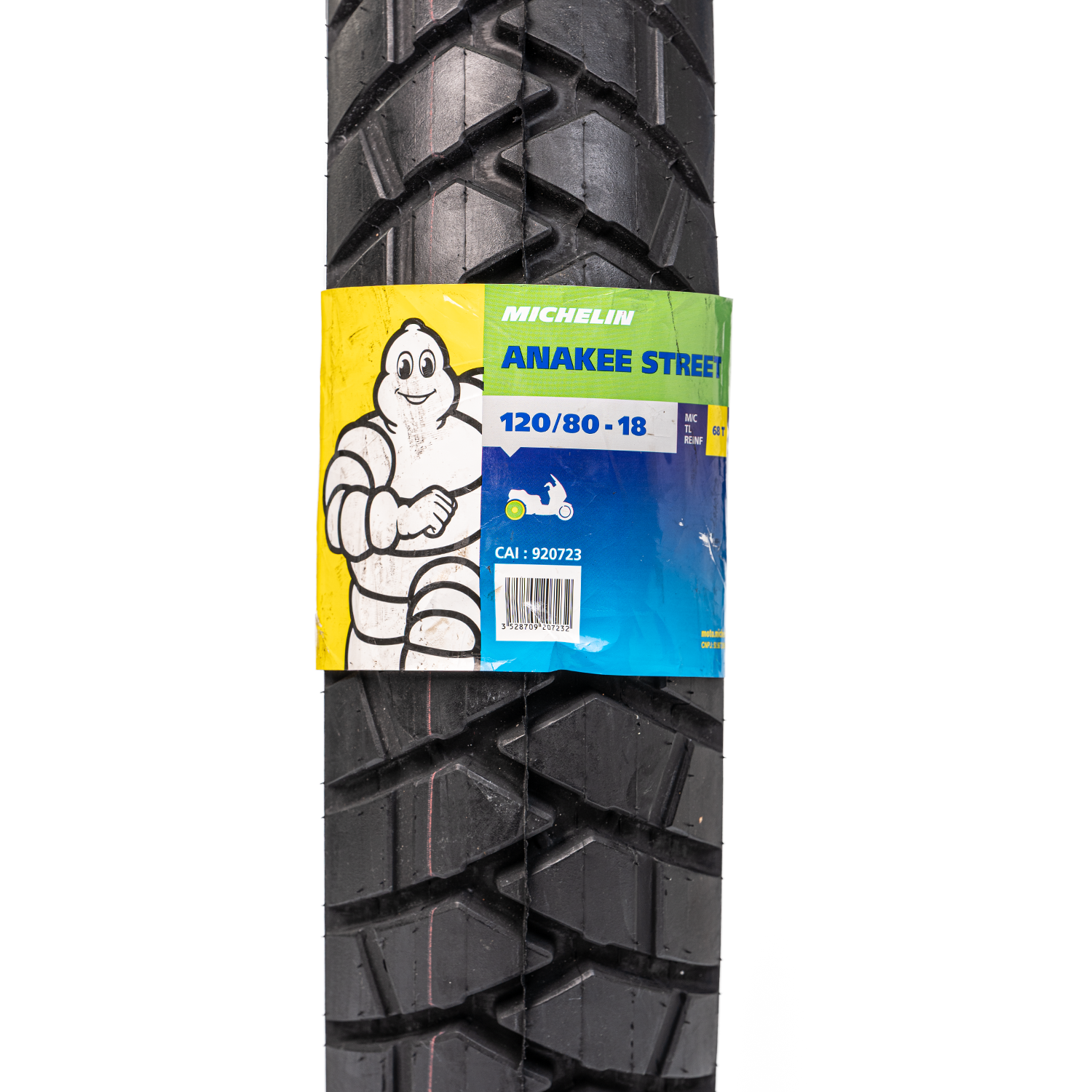 Llanta MICHELIN 120 80-anakee 18 street trasera sellomatic