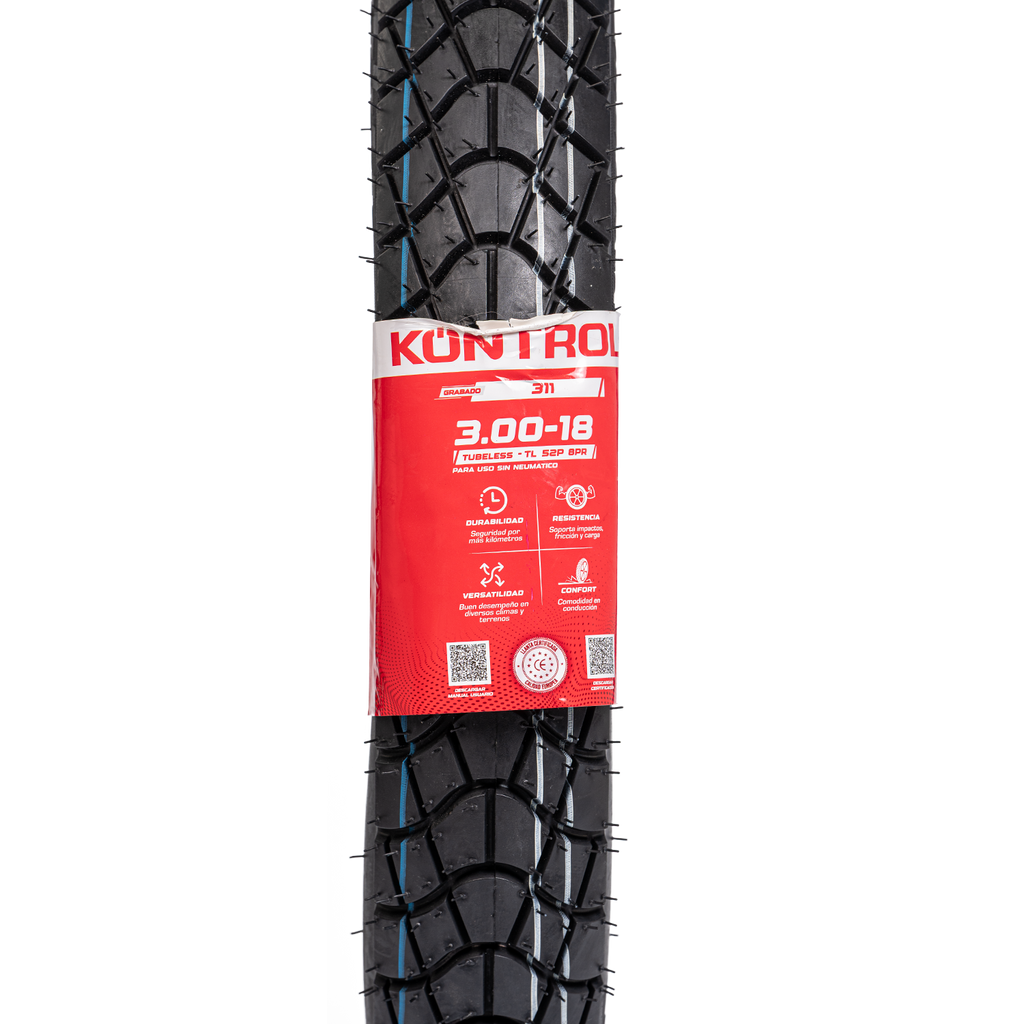 Llanta KONTROL 2.75-knt 18sellomatic 311