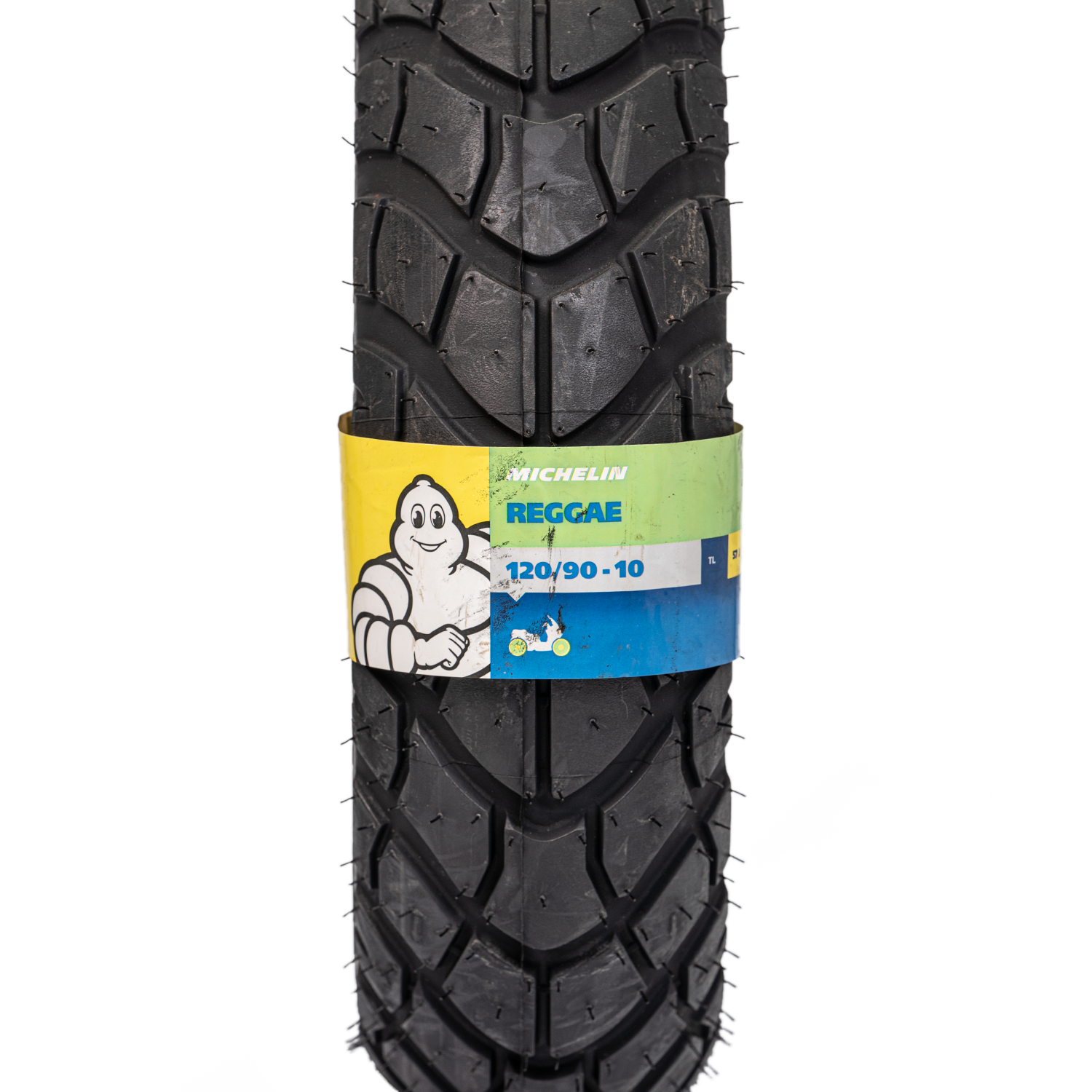 Llanta MICHELIN 120 90-reggae 10 delantera