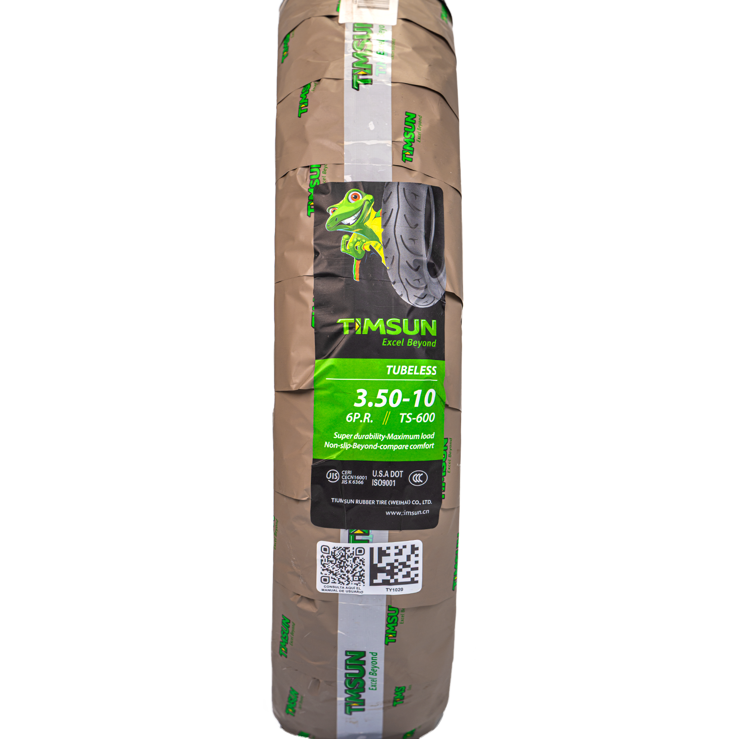 Llanta TIMSUN 3.50-ts 10sellomatic 600