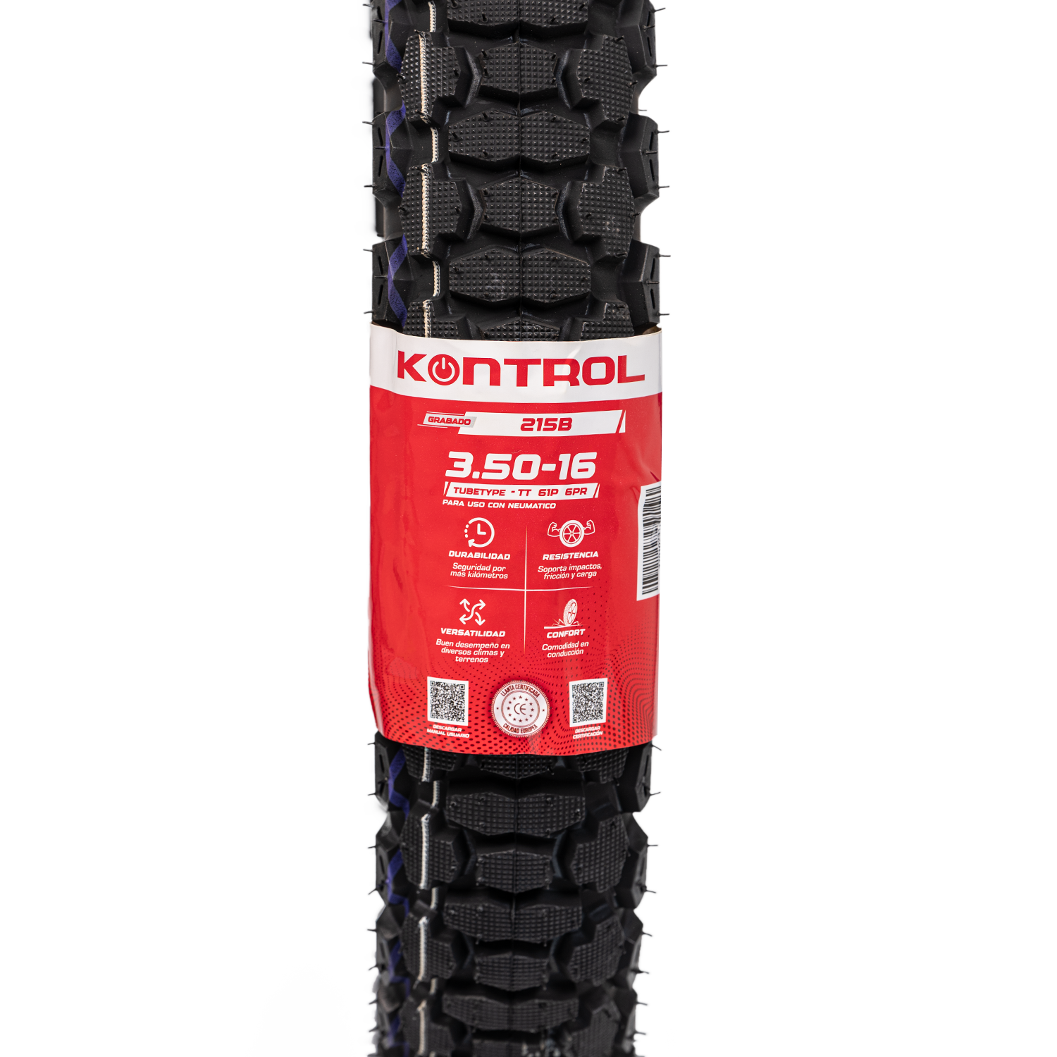 Llanta KONTROL 3.50-knt 16215b trasera neumatico