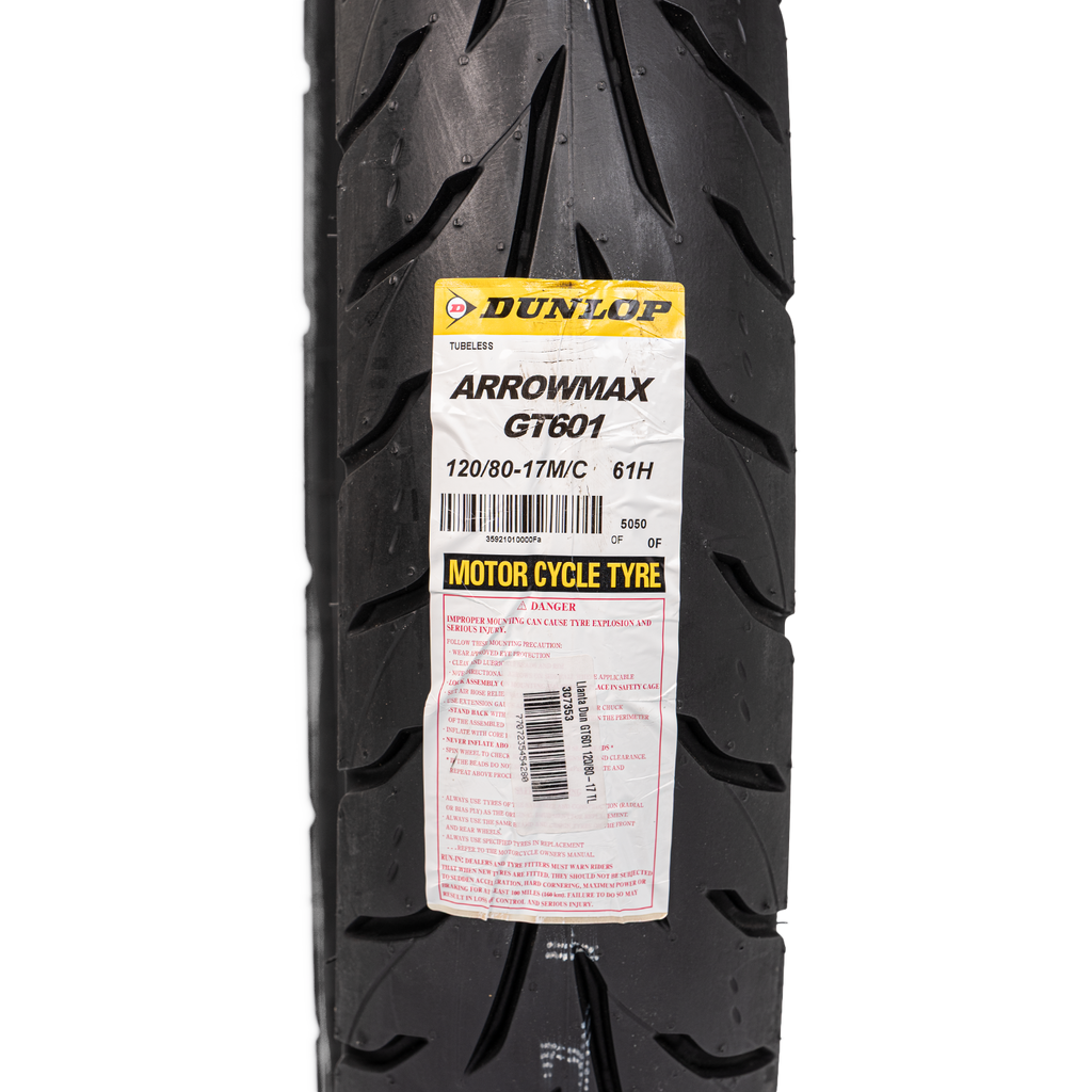 Llanta DUNLOP 120 80-arrowmax 17 gt trasera 601 sellomatic