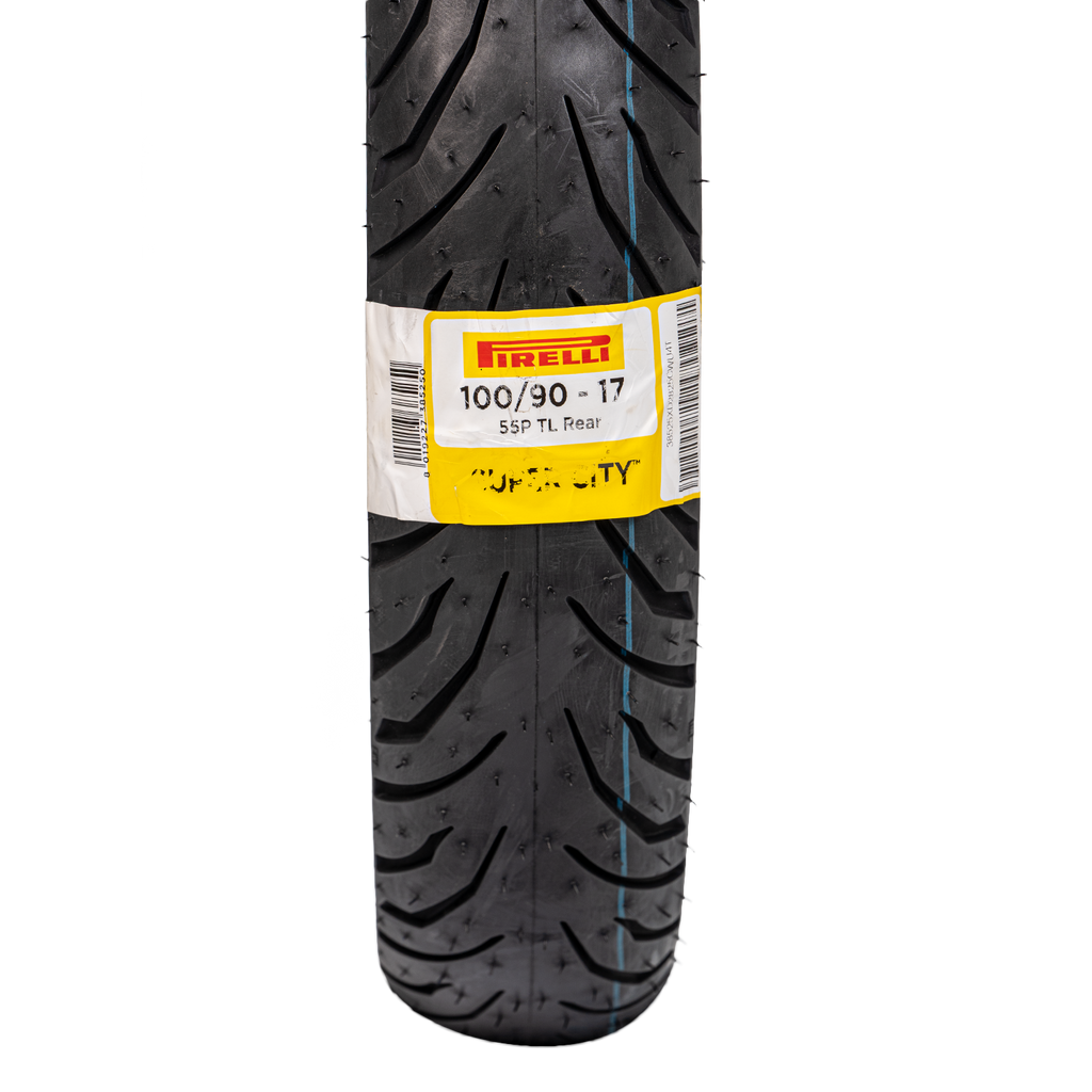 Llanta PIRELLI 100 90-super 17 city trasera sellomatic