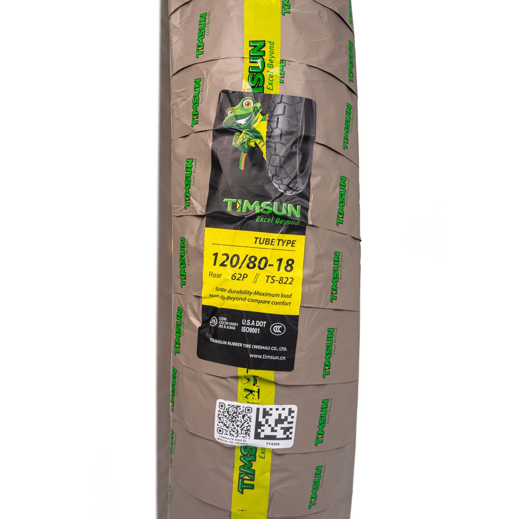 Llanta TIMSUN 120 80-ts 18trasera 822 neumatico