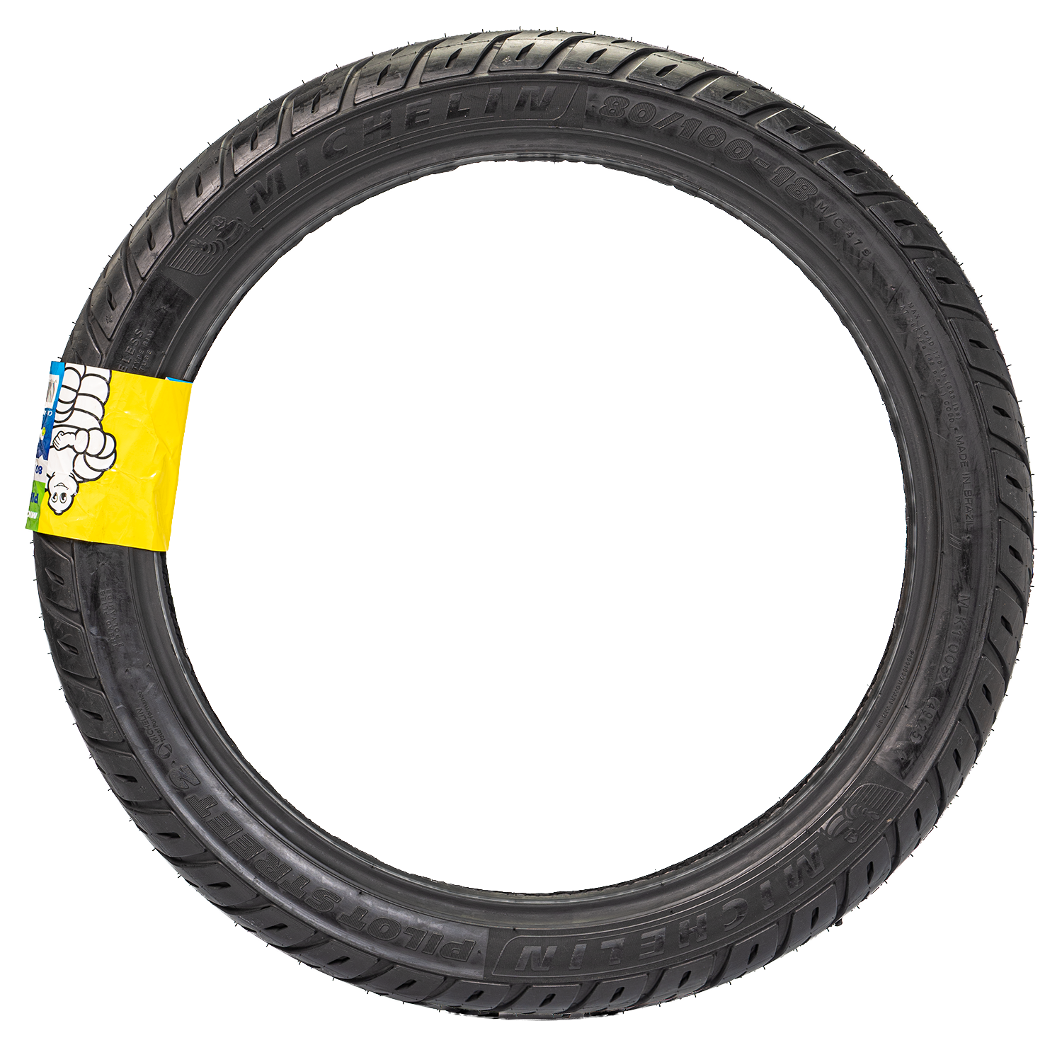 Llanta MICHELIN 080 100-pilot 18 street sellomatic 2