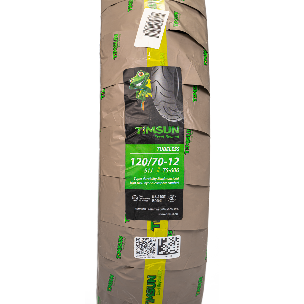 Llanta TIMSUN 120 70-ts 12delantera 606 sellomatic