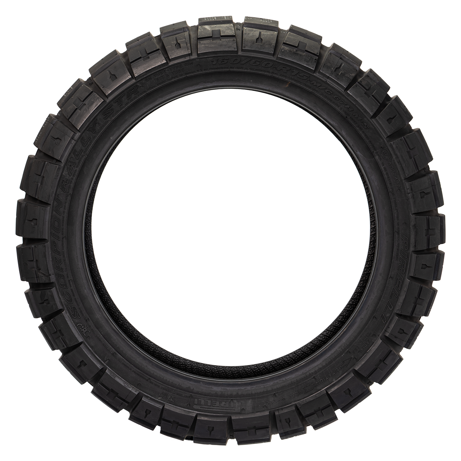 Llanta PIRELLI 160 60r-scorpion 15 rally str trasera sellomatic