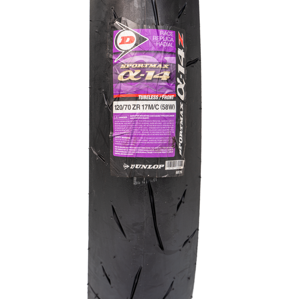 Llanta DUNLOP 120 70zr-sportmax 17 alfa delantera 14