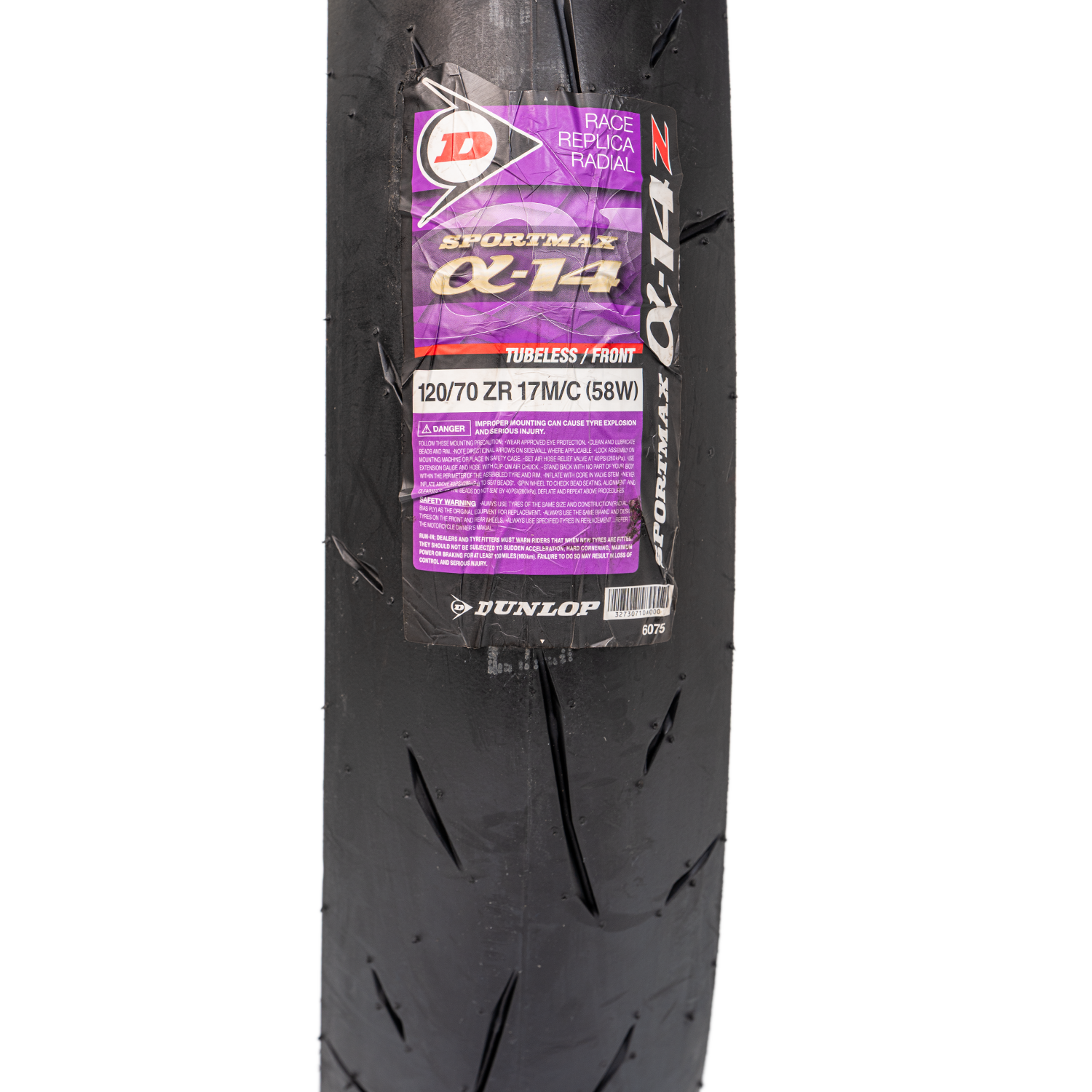 Llanta DUNLOP 120 70zr-sportmax 17 alfa delantera 14