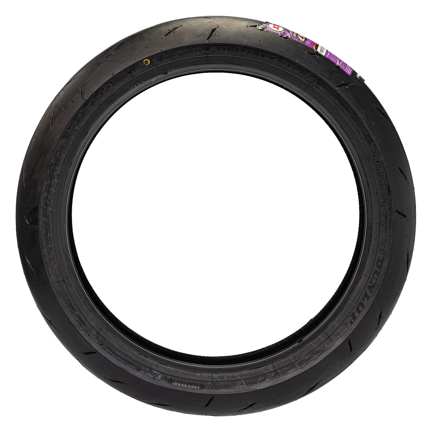 Llanta DUNLOP 120 70zr-sportmax 17 alfa delantera 14