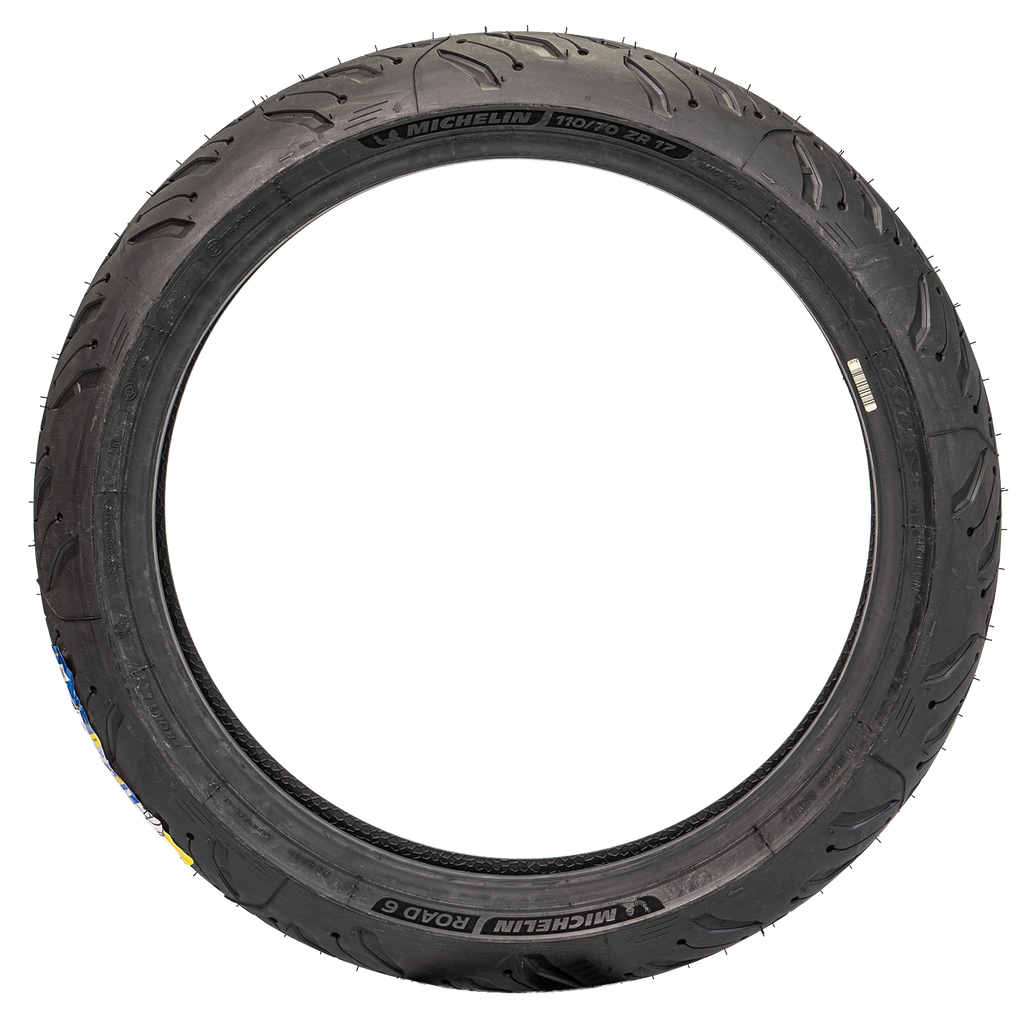 Llanta MICHELIN 110 70zr-road 17 delantera 6 sellomatic
