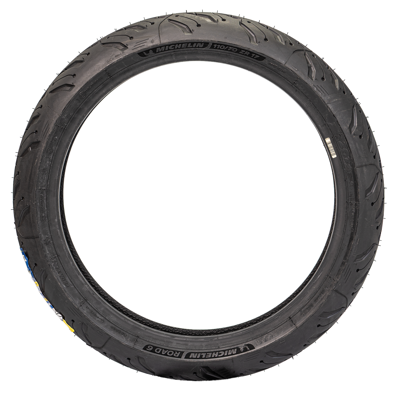 Llanta MICHELIN 110 70zr-road 17 delantera 6 sellomatic