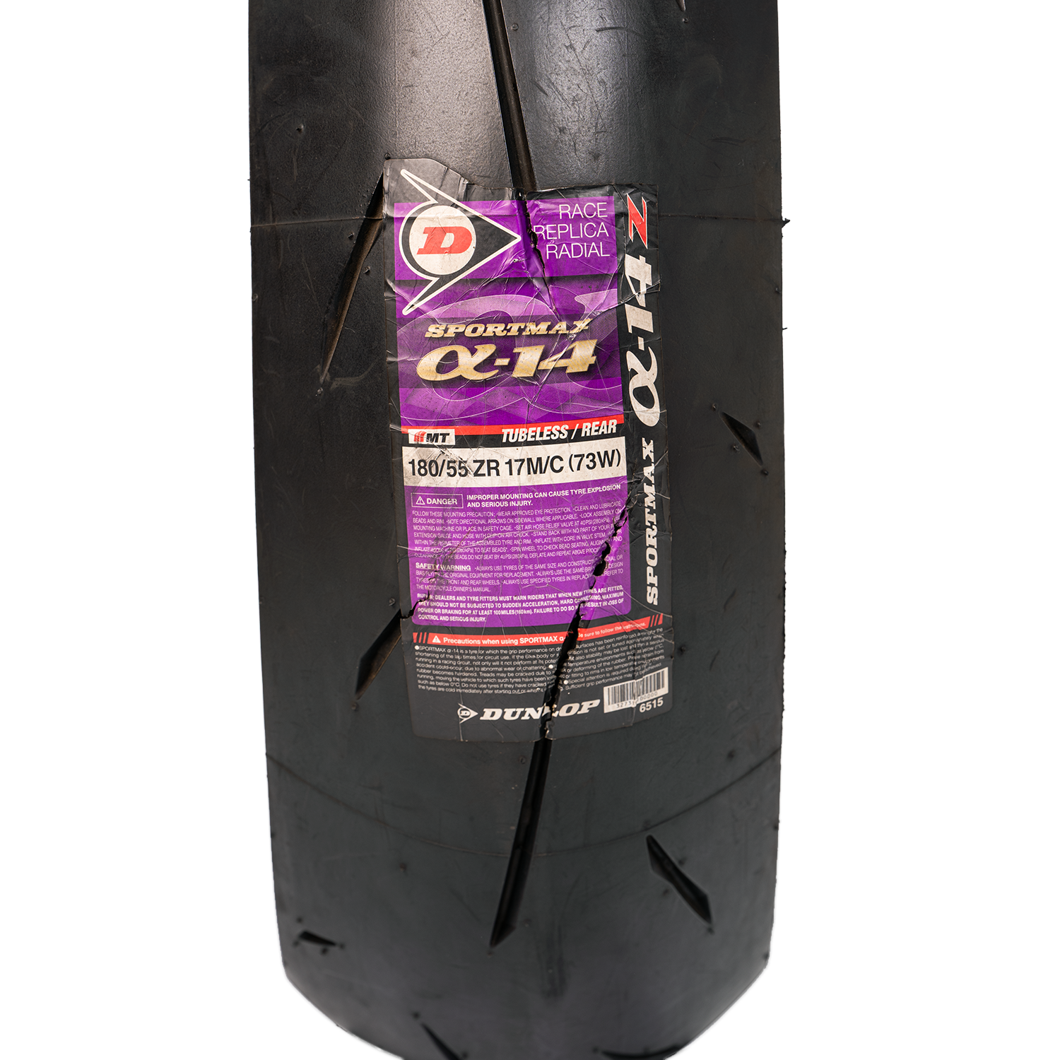 Llanta DUNLOP 180 55zr-sportmax 17 alfa trasera 14