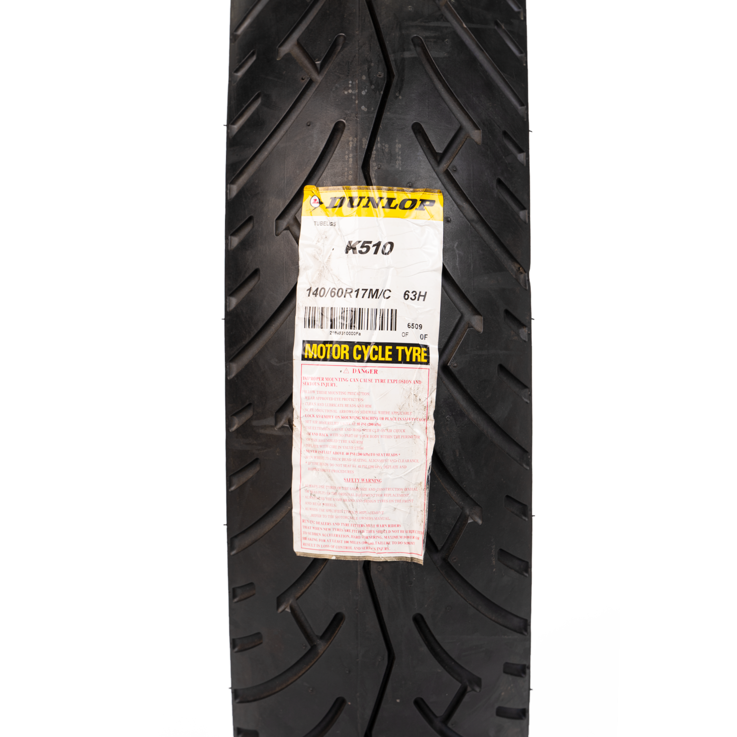Llanta DUNLOP 140 60r-17 ktrasera 510 sellomatic