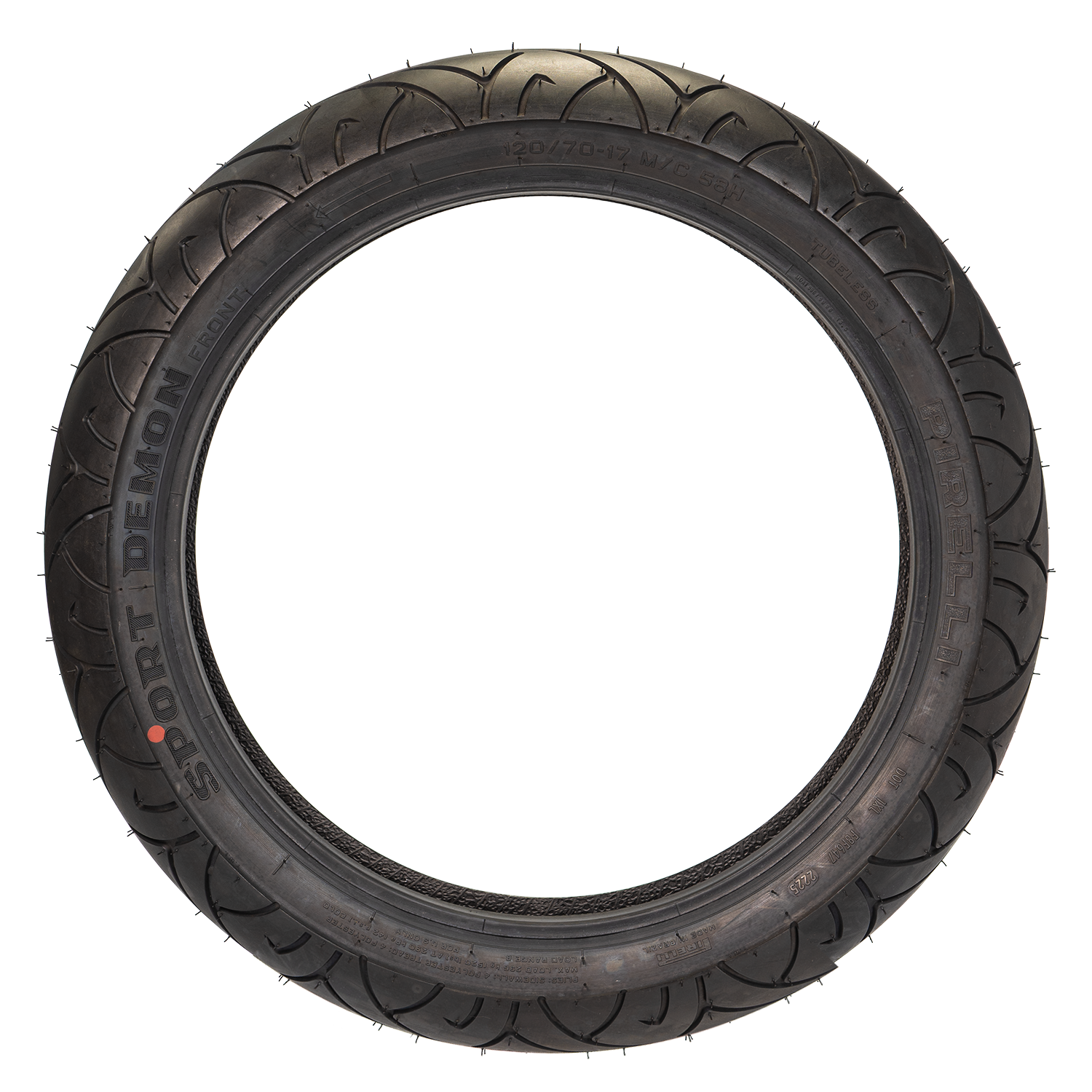 Llanta PIRELLI 120 70-sport 17 demon delantera sellomatic