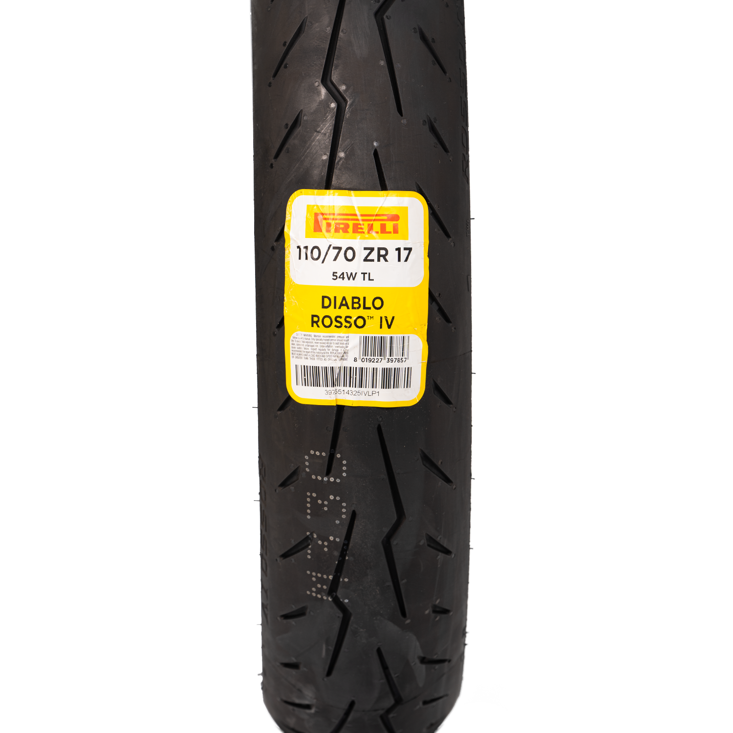 Llanta PIRELLI 110 70zr-diablo 17 rosso delantera 4