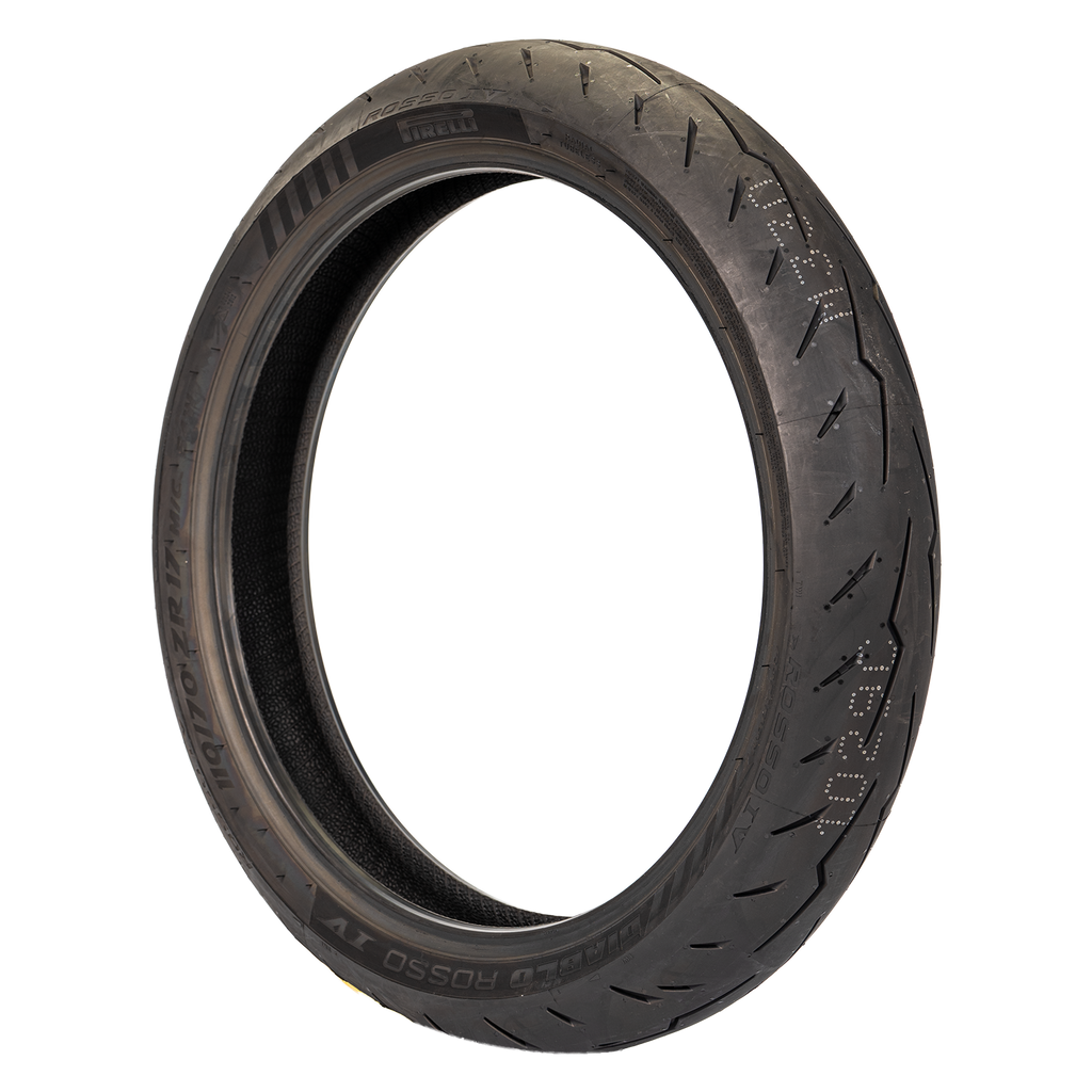 Llanta Pirelli 110 70Zr-Diablo 17 Rosso Delantera 4
