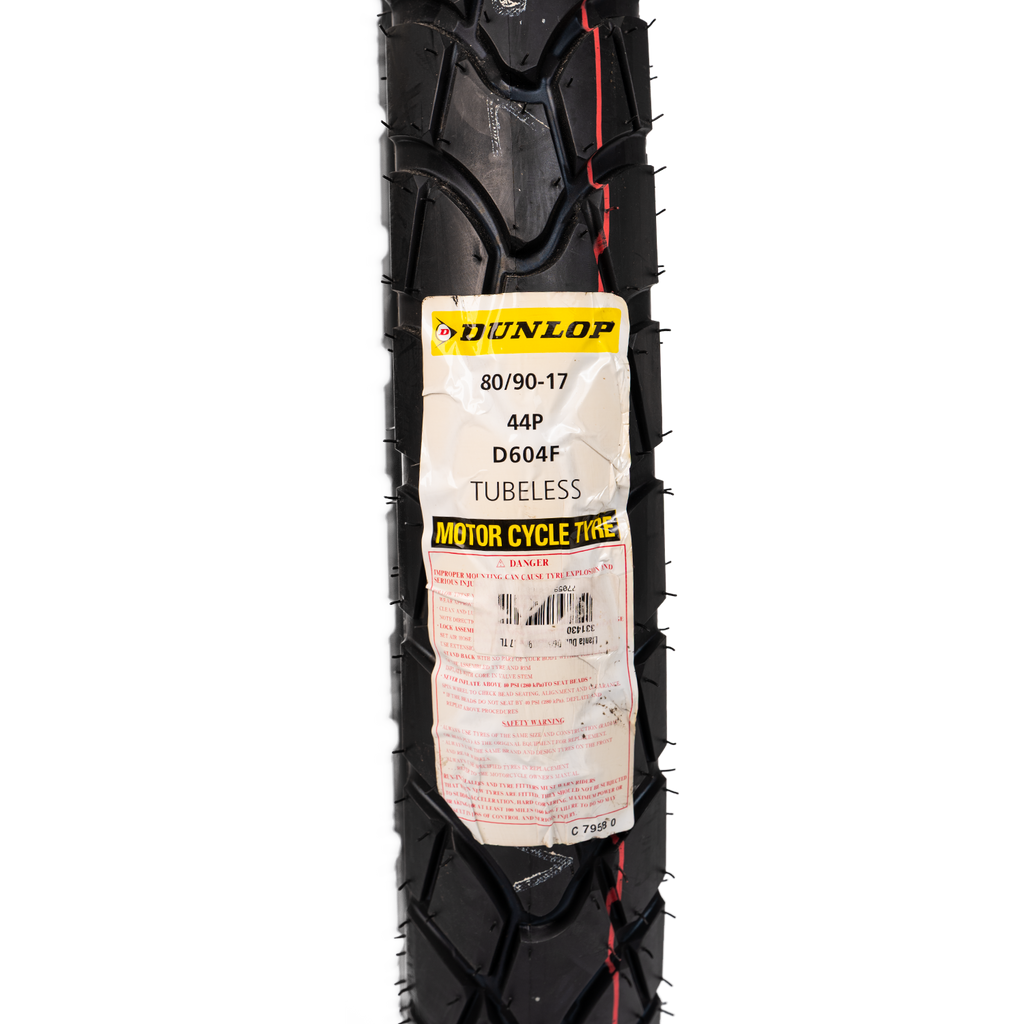 Llanta DUNLOP 80 90 -17 d604f delantera sellomatic