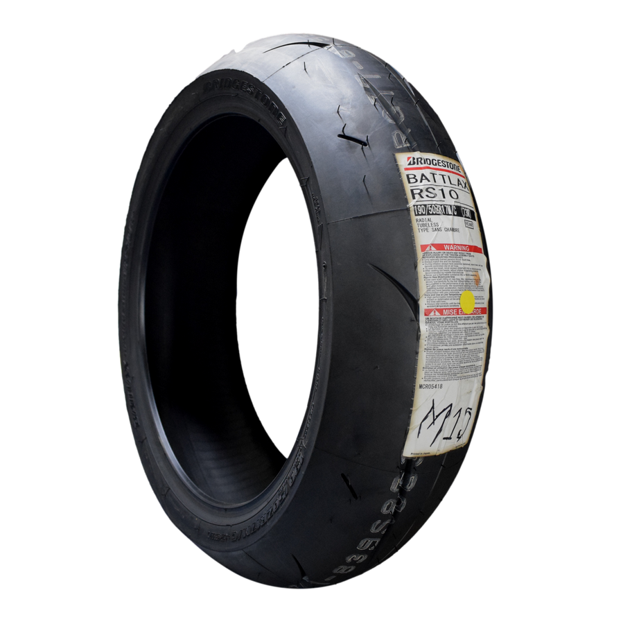 Llanta Bridgestone 190 50Zr-Battlax 17 Rstrasera 10