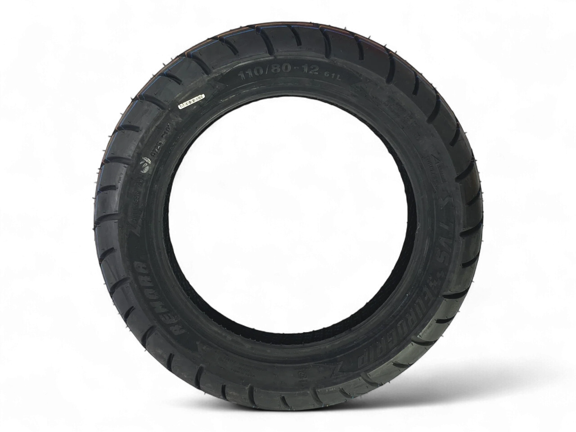 Llanta 110/80-att 12455r tl tvs EUROGRIP