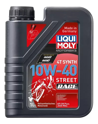 Aceite De Motor Liqui Moly 10Wsintetico 40 Street y Más