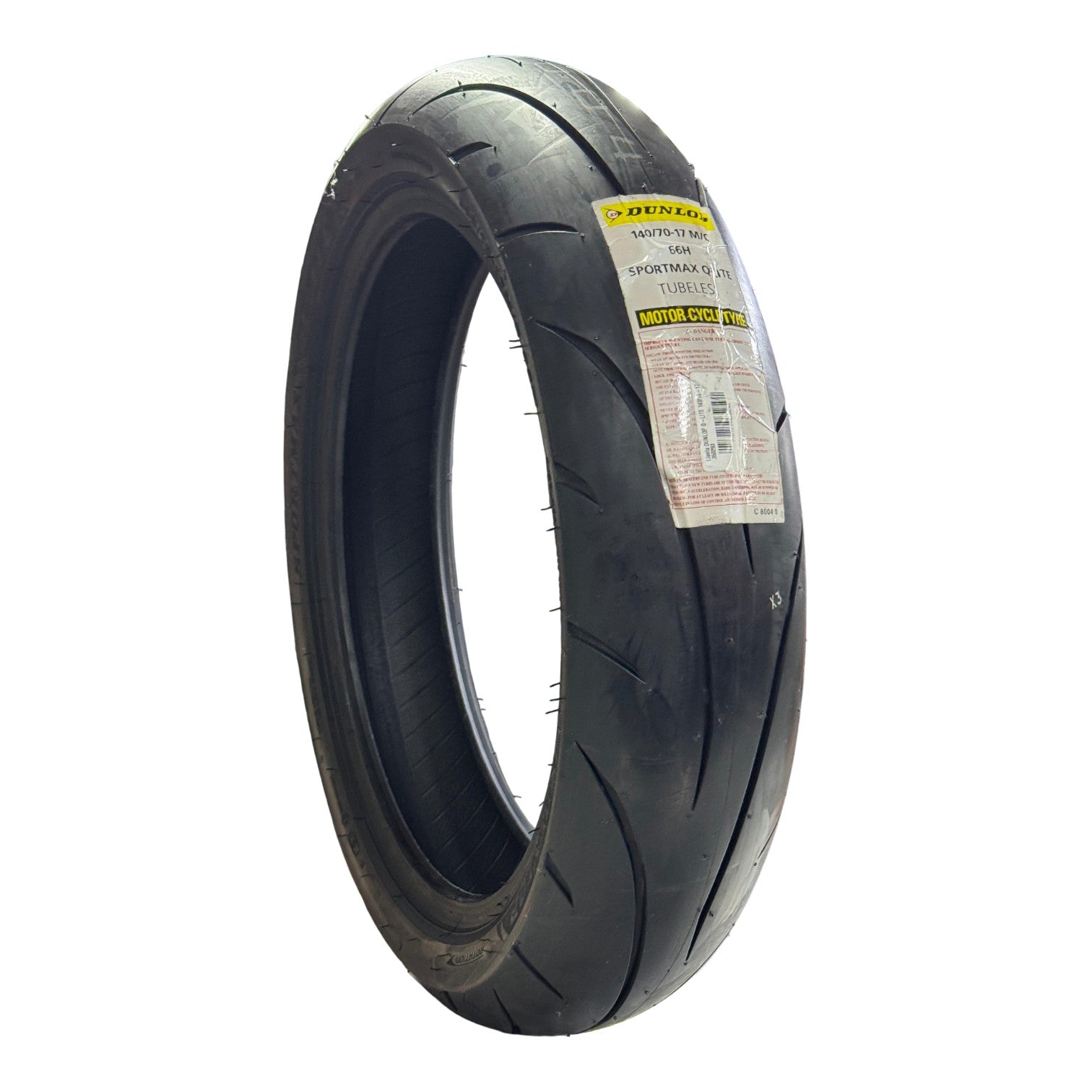Llanta DUNLOP 140 70-sportmax 17 q‑lite 66h trasera sellomatic