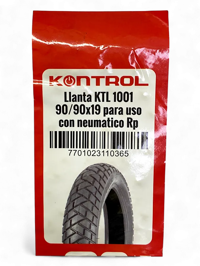 Llanta KONTROL 090 90-knt 19delantera 1001 neumatico
