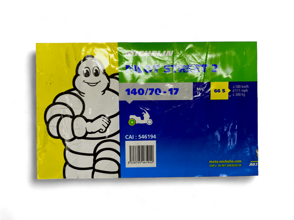 Llanta MICHELIN 140 70-pilot 17 street trasera 2 sellomatic
