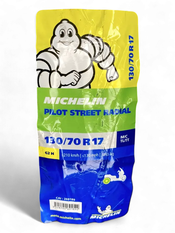 Llanta MICHELIN 130 70r-pilot 17 street radial trasera