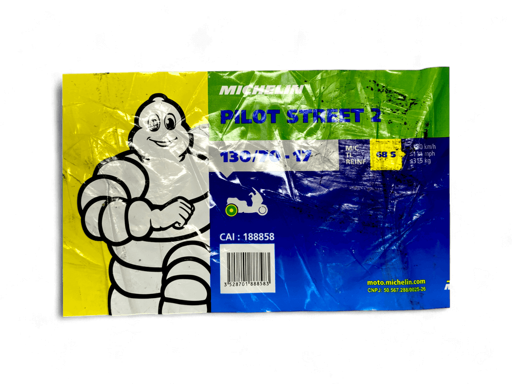 Llanta MICHELIN 130 70-pilot 17 street trasera 2 sellomatic