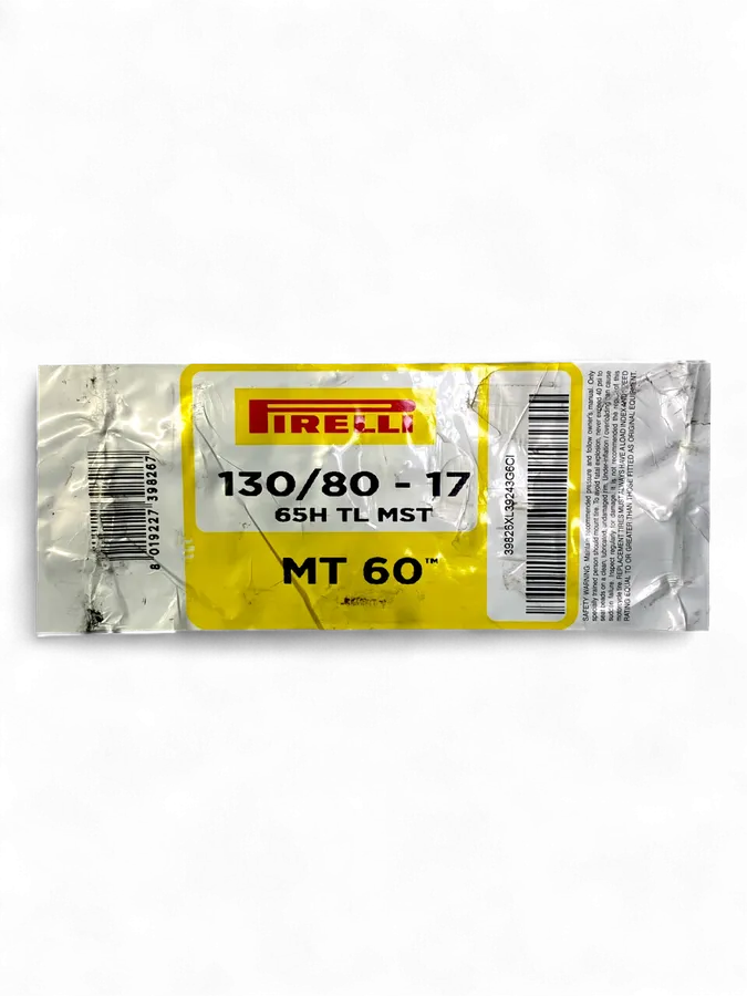 Llanta PIRELLI 130 80-mt 17trasera 60 neumatico