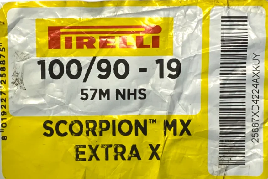 Llanta PIRELLI 100 90-scorpion 19 mx extra x neumatico