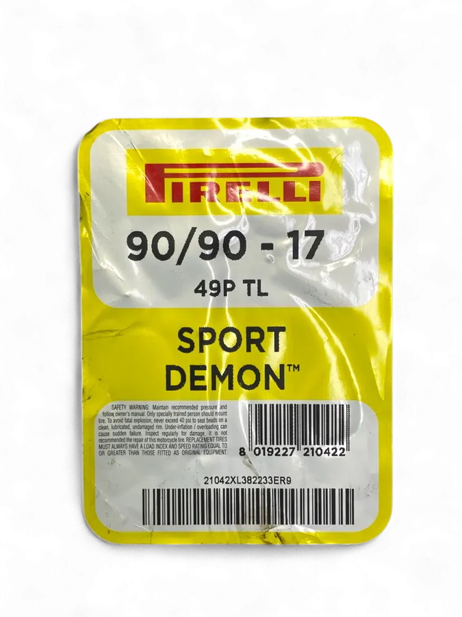 Llanta PIRELLI 90 90-sport 17 demon delantera sellomatic