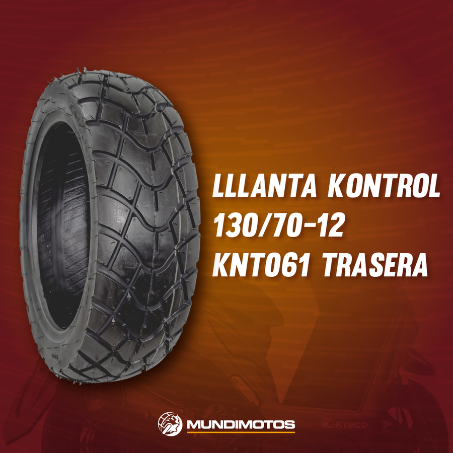 Llanta KONTROL 130 70-knt 12trasera 061 sellomatic