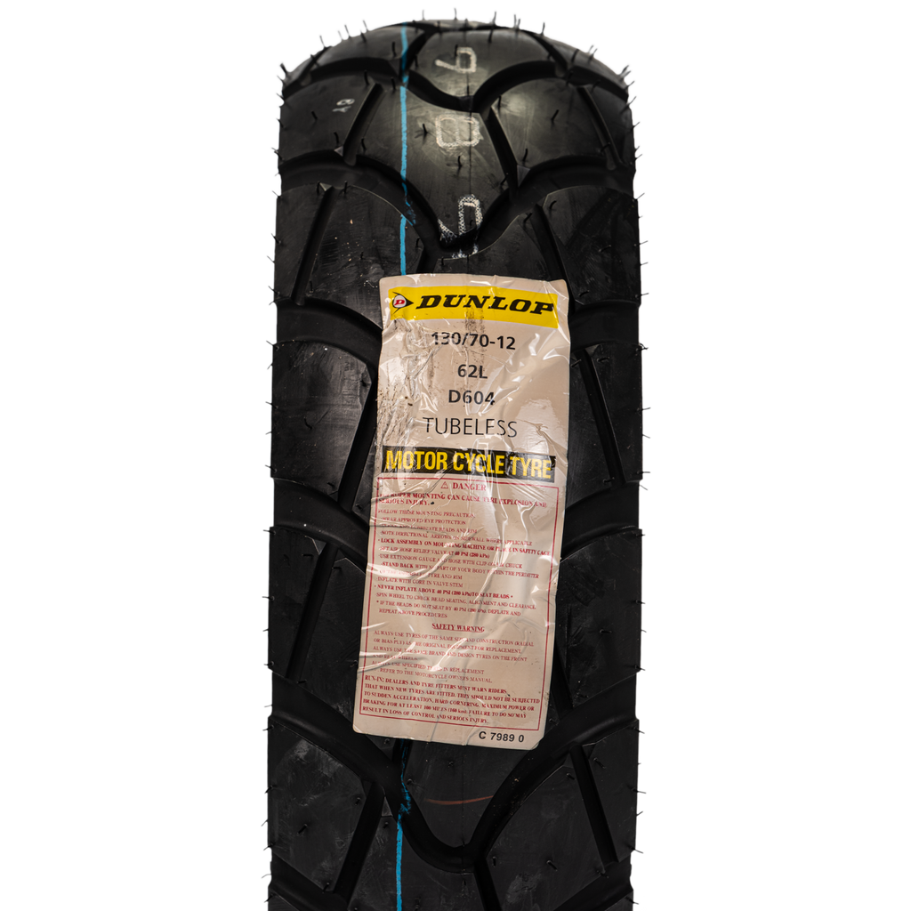 Llanta DUNLOP 130 70-12 dtrail 604 max trasera