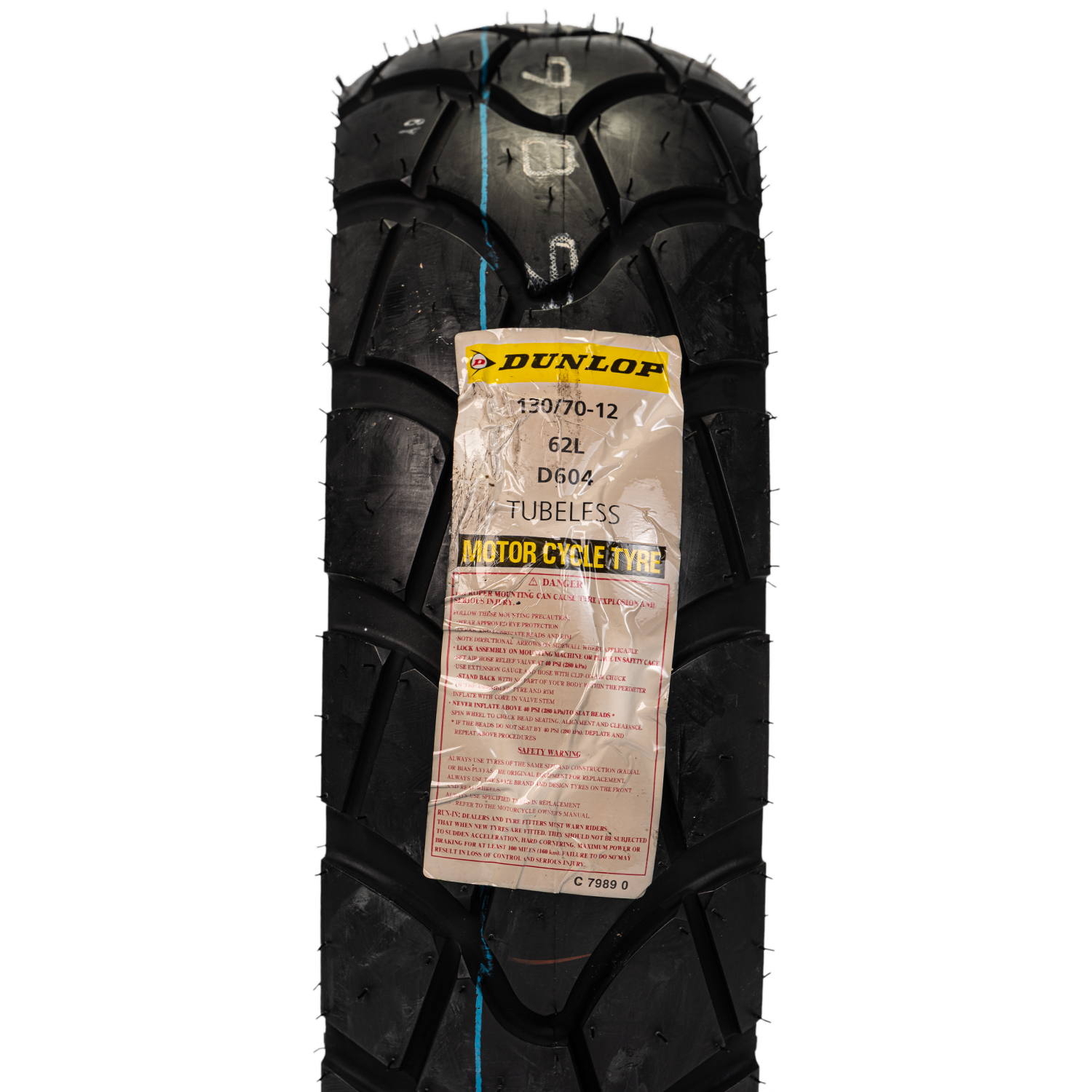 Llanta DUNLOP 130 70-12 dtrail 604 max trasera