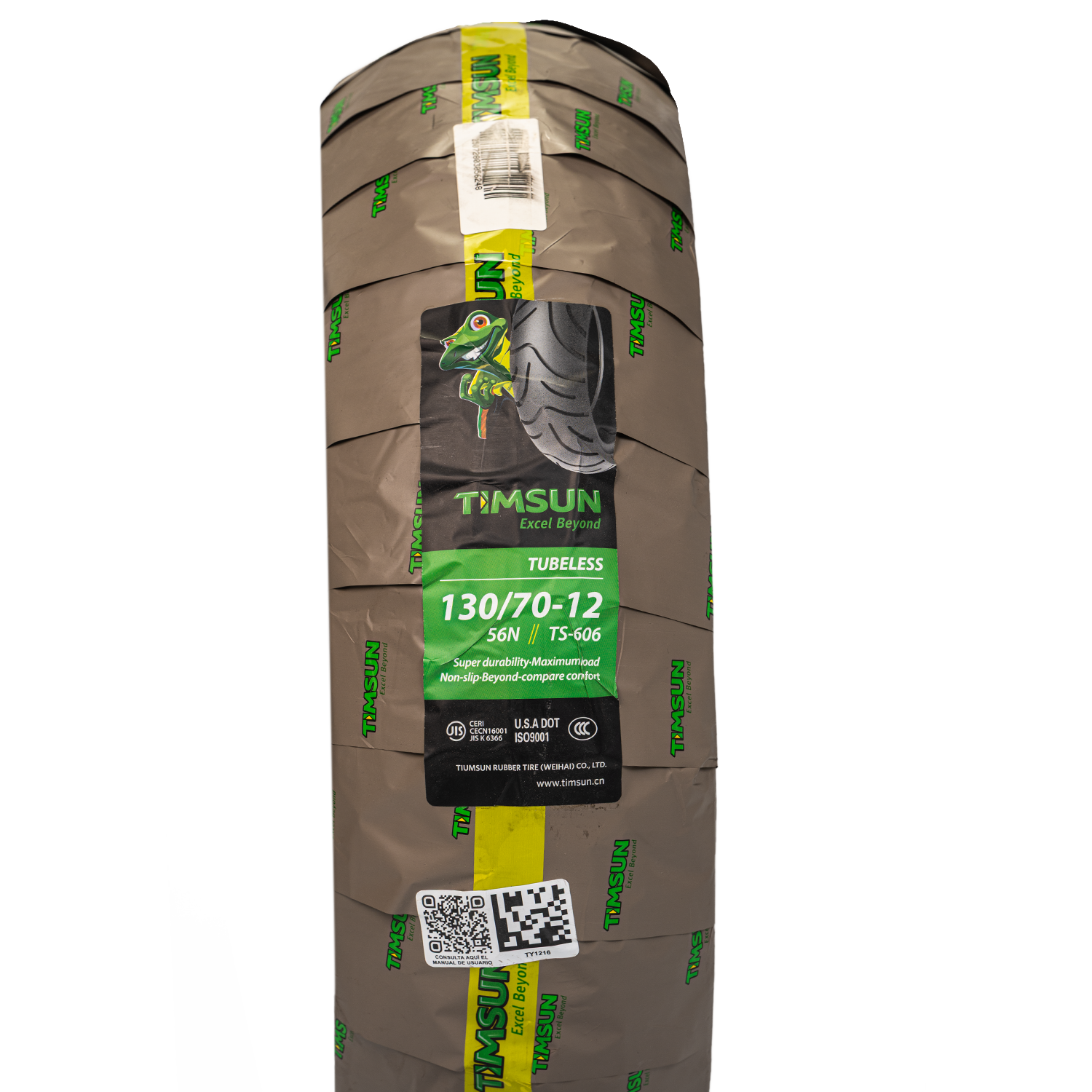 Llanta TIMSUN 130 70-ts 12trasera 606 sellomatic